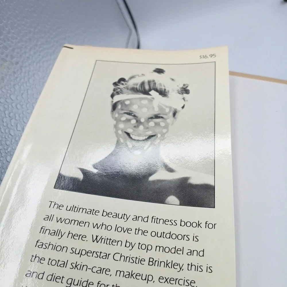Christie Brinkley's Outdoor Beauty And Fitness Book Hardcover First Ed 1983 NOS